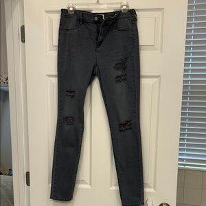Distressed Gray PacSun Jeggings
